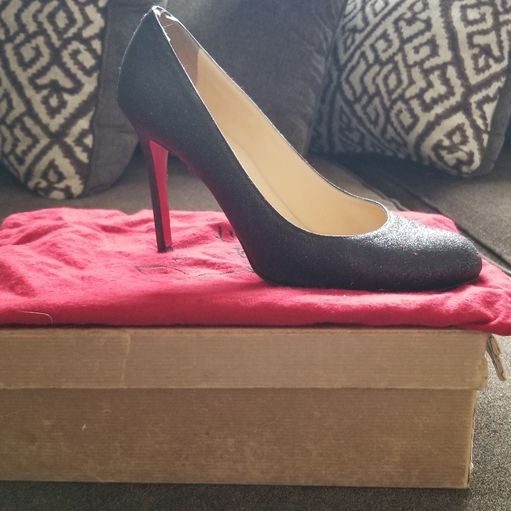 Authentic Glitter Simple Pump